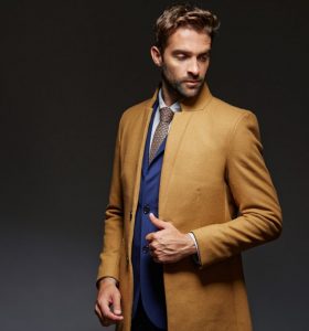 Men's Brown Long Coat