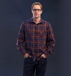 Men's Casual Plaid Shirt