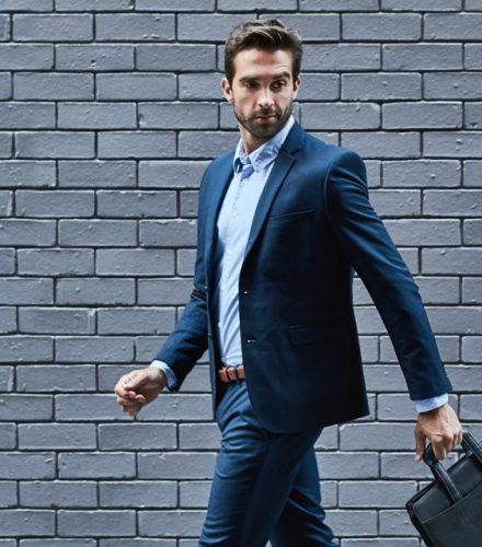 Dark Blue Office Suit